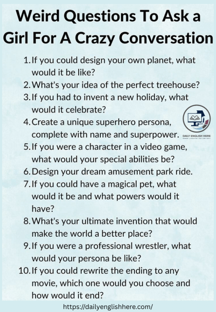 Weird Questions to Ask for Fun Conversations 1 15