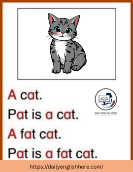 Adorable Cat Reading Story Kids Love to Read 1 9