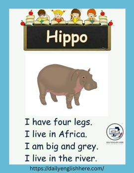 Huge Hippo Reading Passage That Captivates Kids 1 90