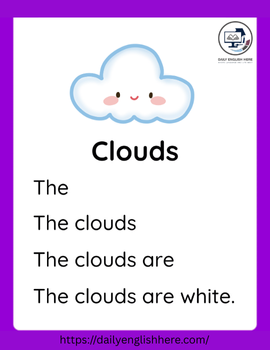 Simple Cloud Reading Activities for Beginners 1 91