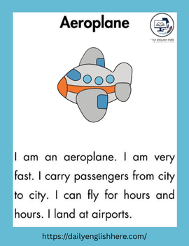 Aeroplane Reading Story Perfect for Little Pilots 1 95
